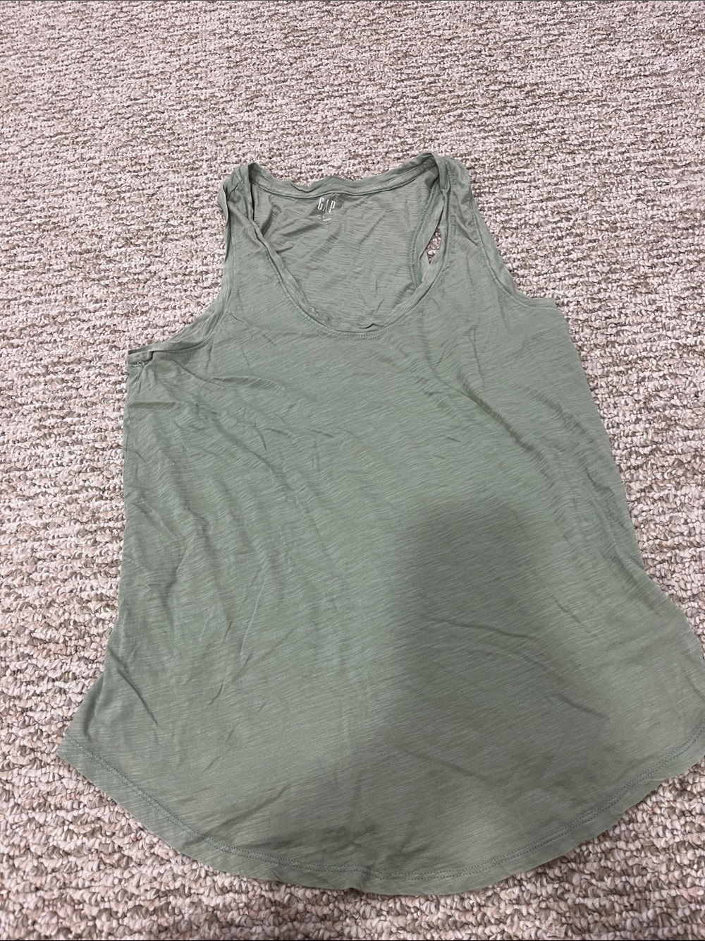 Gap women’s size small green slub tank top